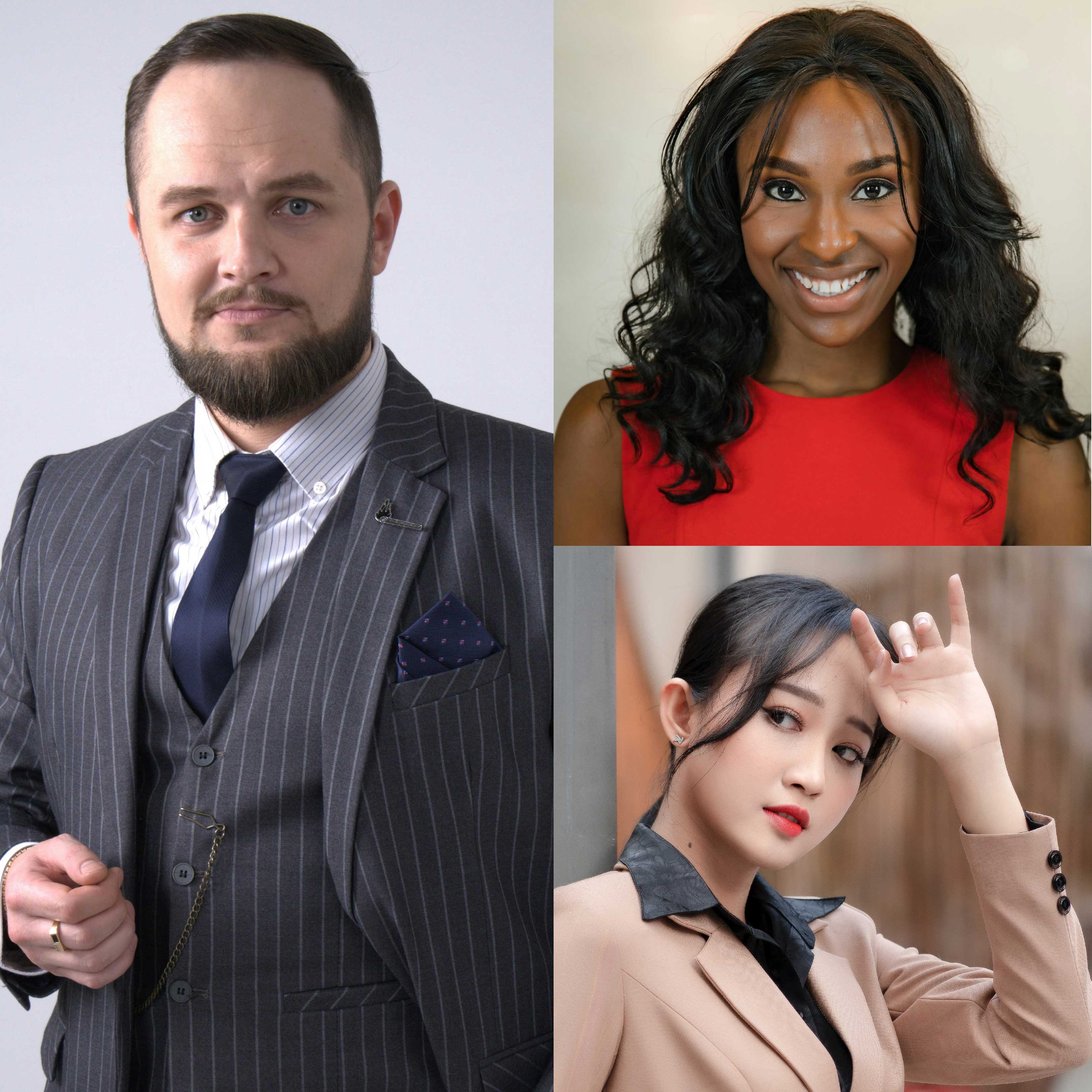 Professional team members working on circular solutions